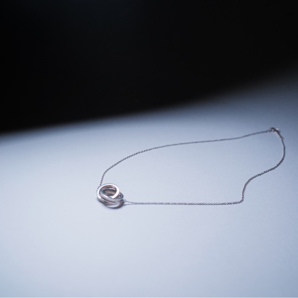 Tiffany Interlocking Rings Necklace - Picture 1 of 5